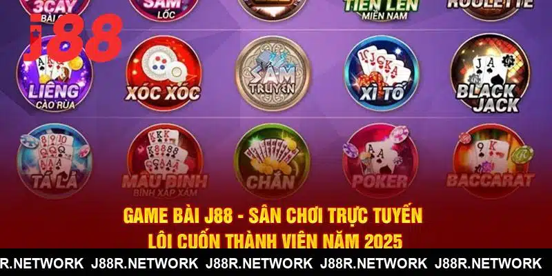 Game Bài J88 - Sân Chơi Trực Tuyến Lôi Cuốn Thành Viên Năm 2025