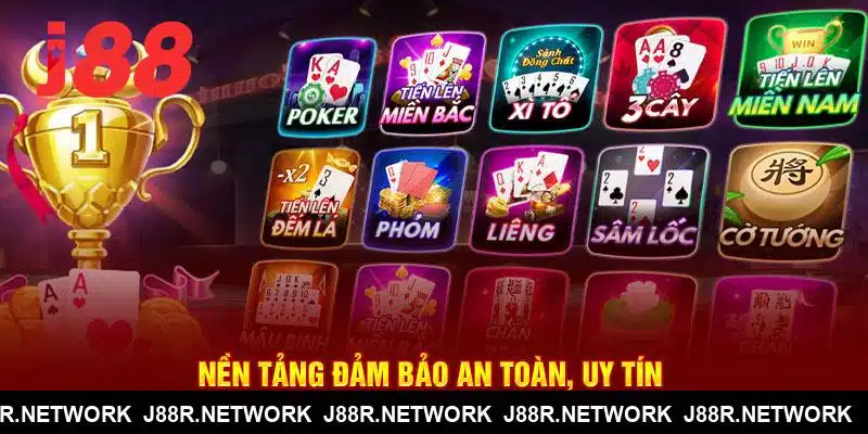 Sân chơi J88 đảm bảo tính an toàn, uy tín